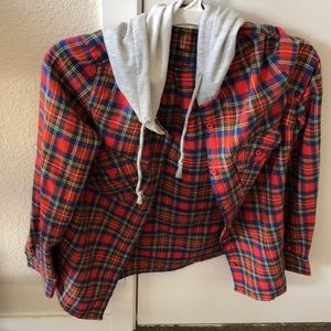 Plaid hoodie